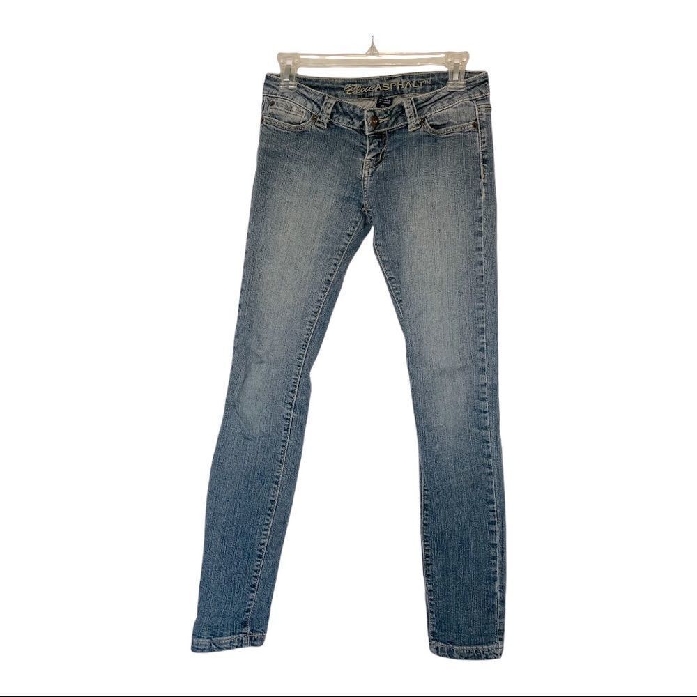 Blue Asphalt Women’s Blue Skinny Jeans Size 1